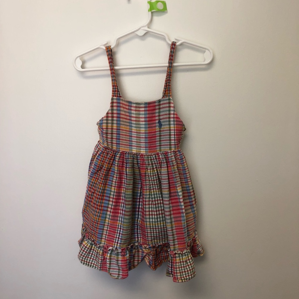 Ralph Lauren plaid sundress 6-12 months